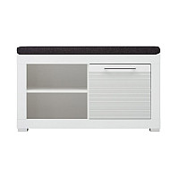 Тумба для взуття Флеймс REG1D/5/9 Білий/білий глянець ВМК (БРВ) Україна